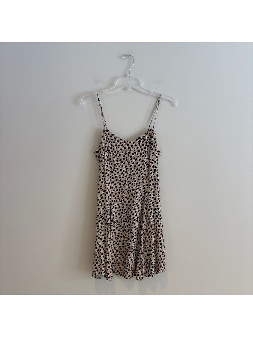 & Other Stories Anthropologie Leopard Print Mini Dress Size 8